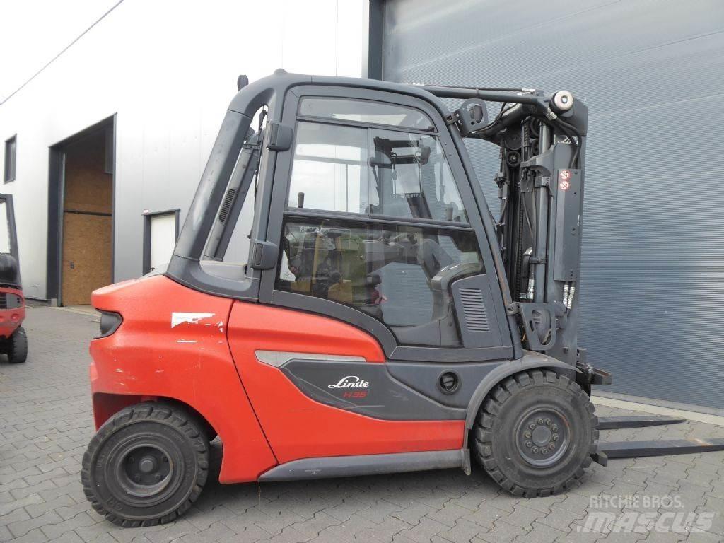Linde H35D-01 디젤 지게차