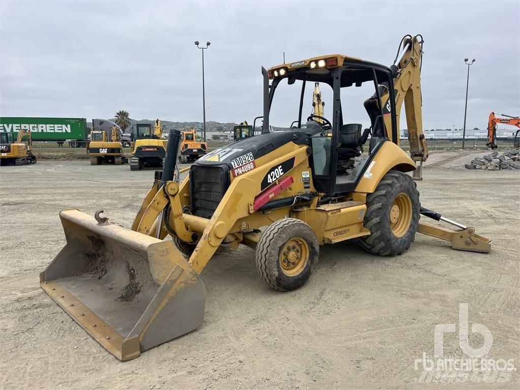 CAT 420E 백호로더