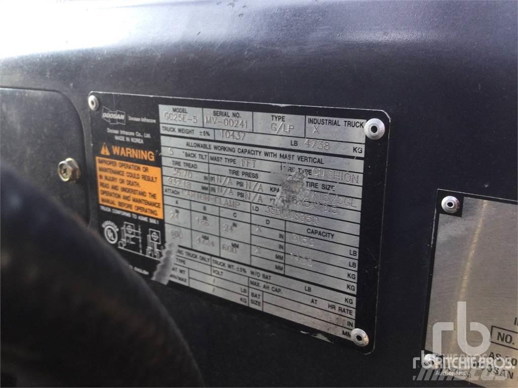 Doosan GC25E-5 디젤 지게차