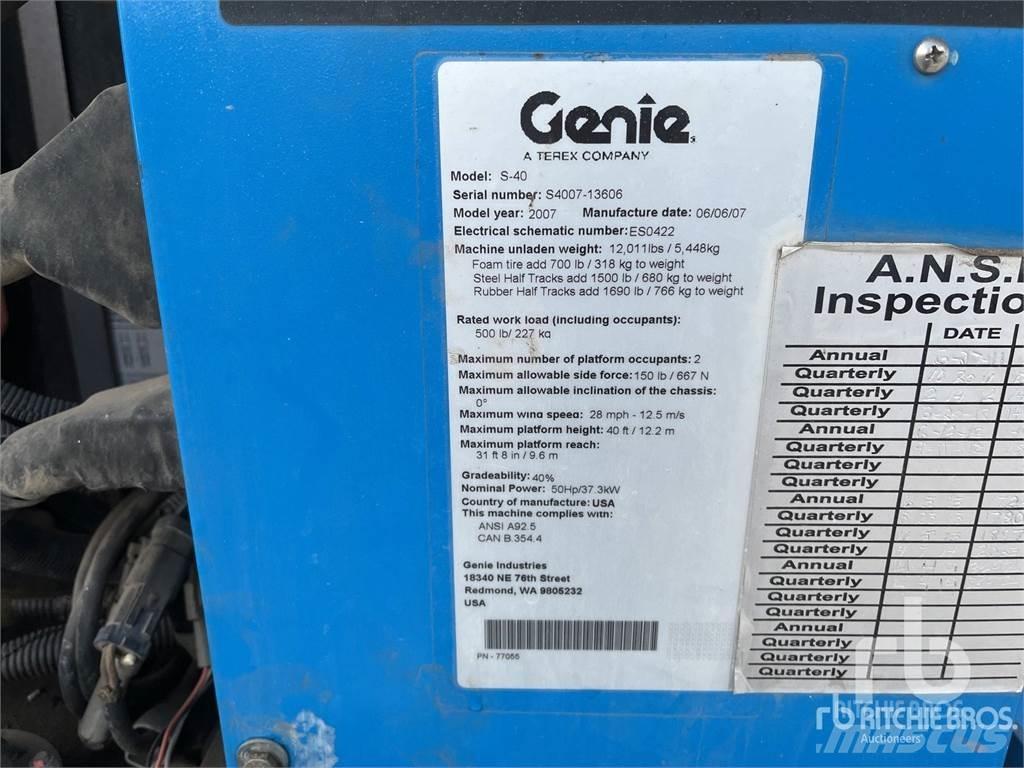 Genie S40 관절형 전동이동 리프트