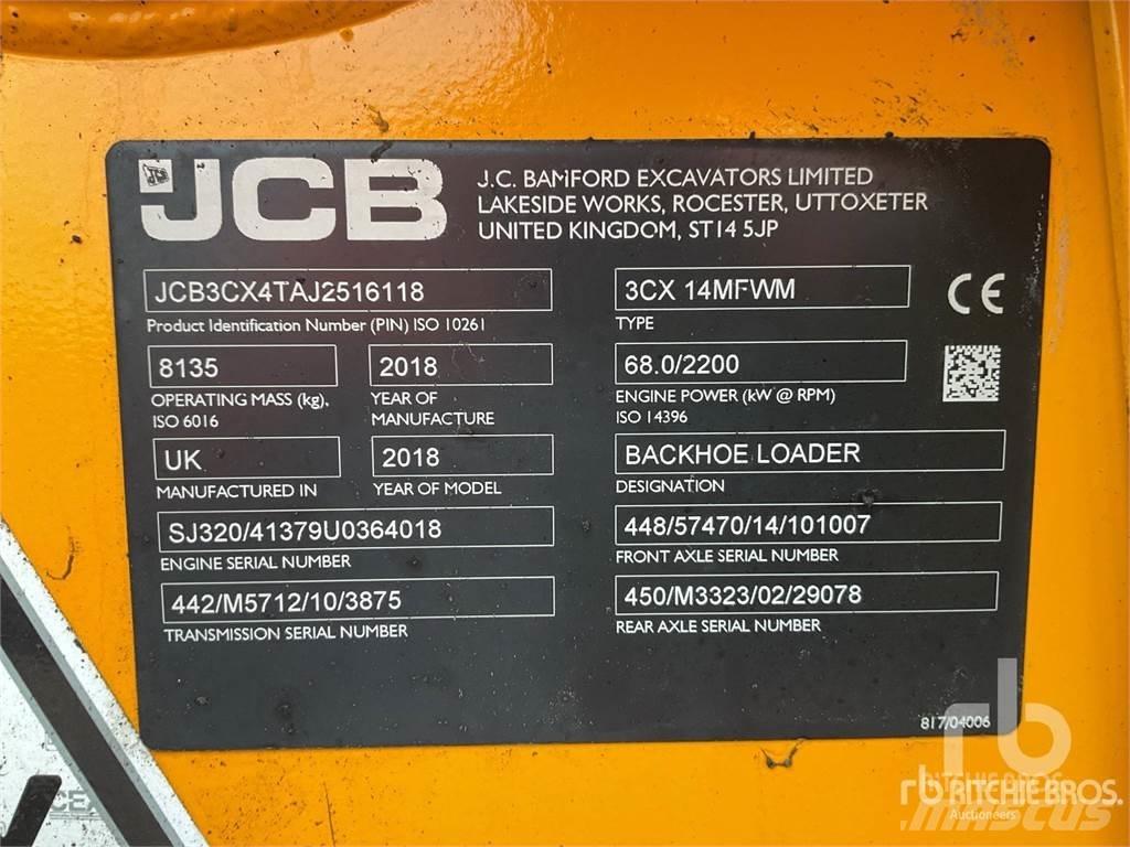 JCB 3CX 14MFWM 백호로더