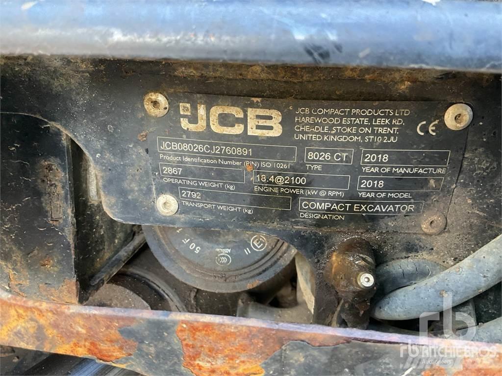 JCB 8026CT 대형 굴삭기 29톤 이상