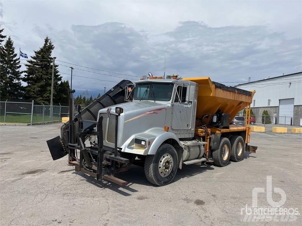 Kenworth T450 제설 블레이드 및 제설기