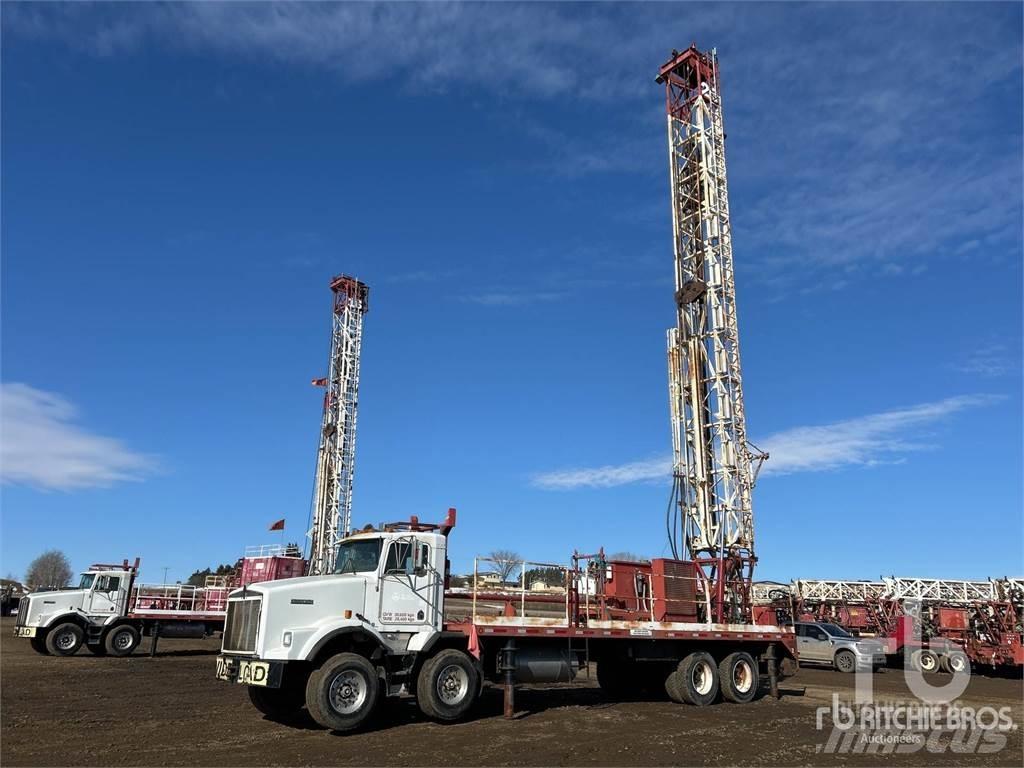 Kenworth T800 이동식 드릴 리그 트럭