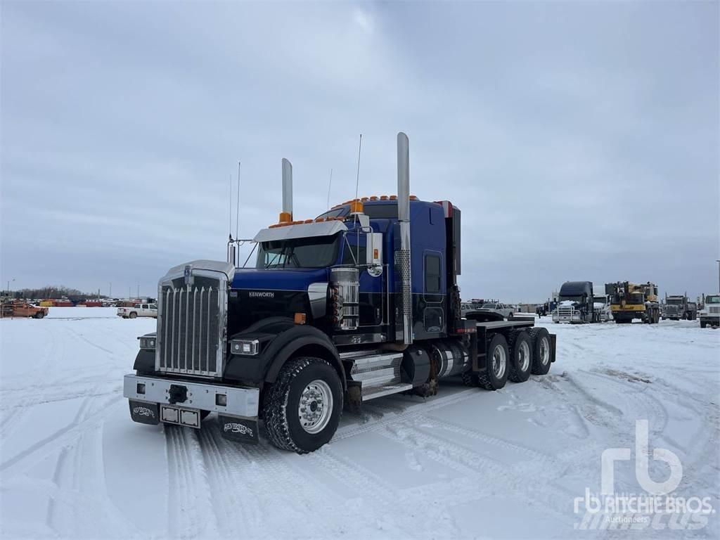 Kenworth W900 플랫베드/윈치 트럭