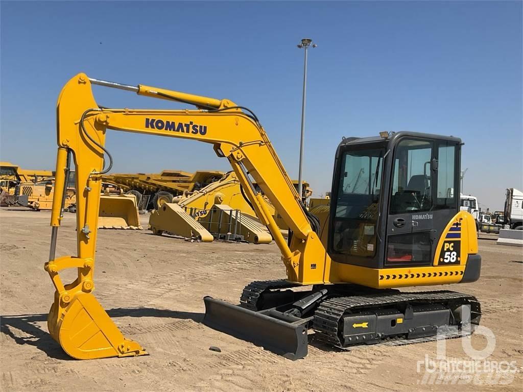 Komatsu PC58-8 소형 굴삭기 7톤 미만