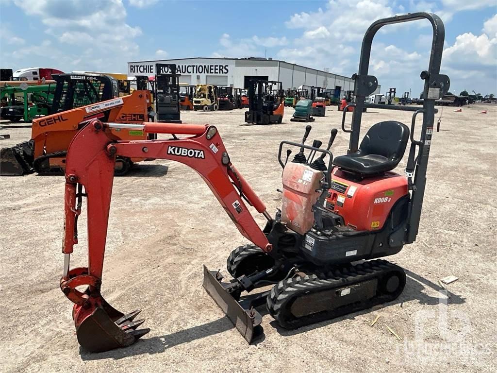 Kubota K008-3 소형 굴삭기 7톤 미만