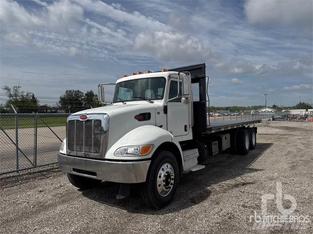 Peterbilt 348 플랫베드/드롭사이드 트럭