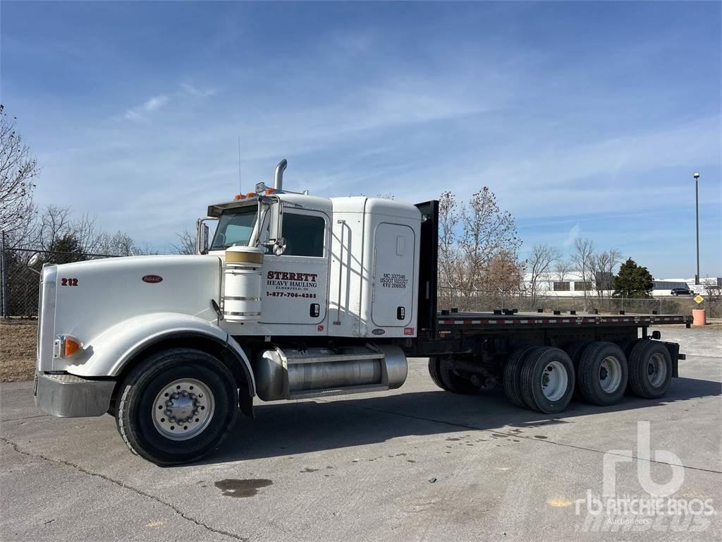 Peterbilt 367 플랫베드/드롭사이드 트럭