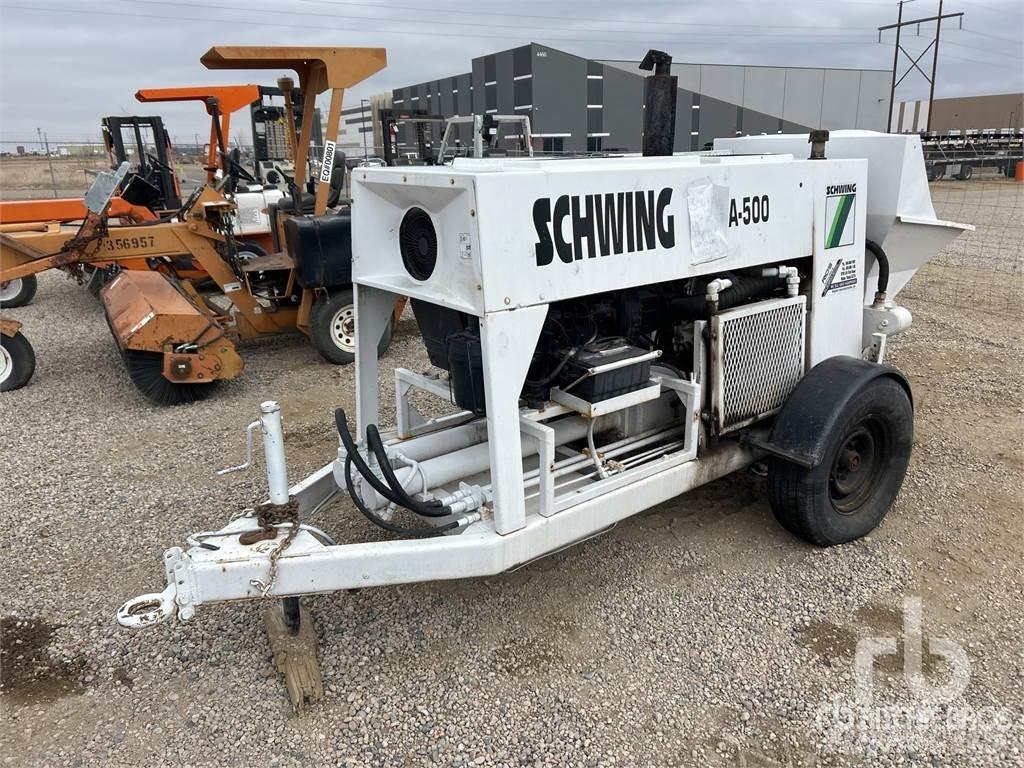Schwing BPA500 폐기물 펌프
