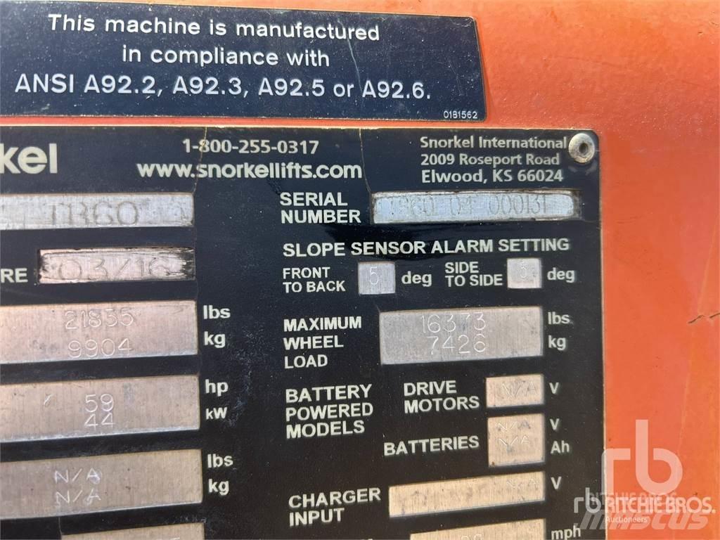 Snorkel ATB60 관절형 전동이동 리프트