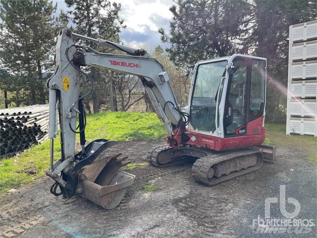 Takeuchi TB240 소형 굴삭기 7톤 미만