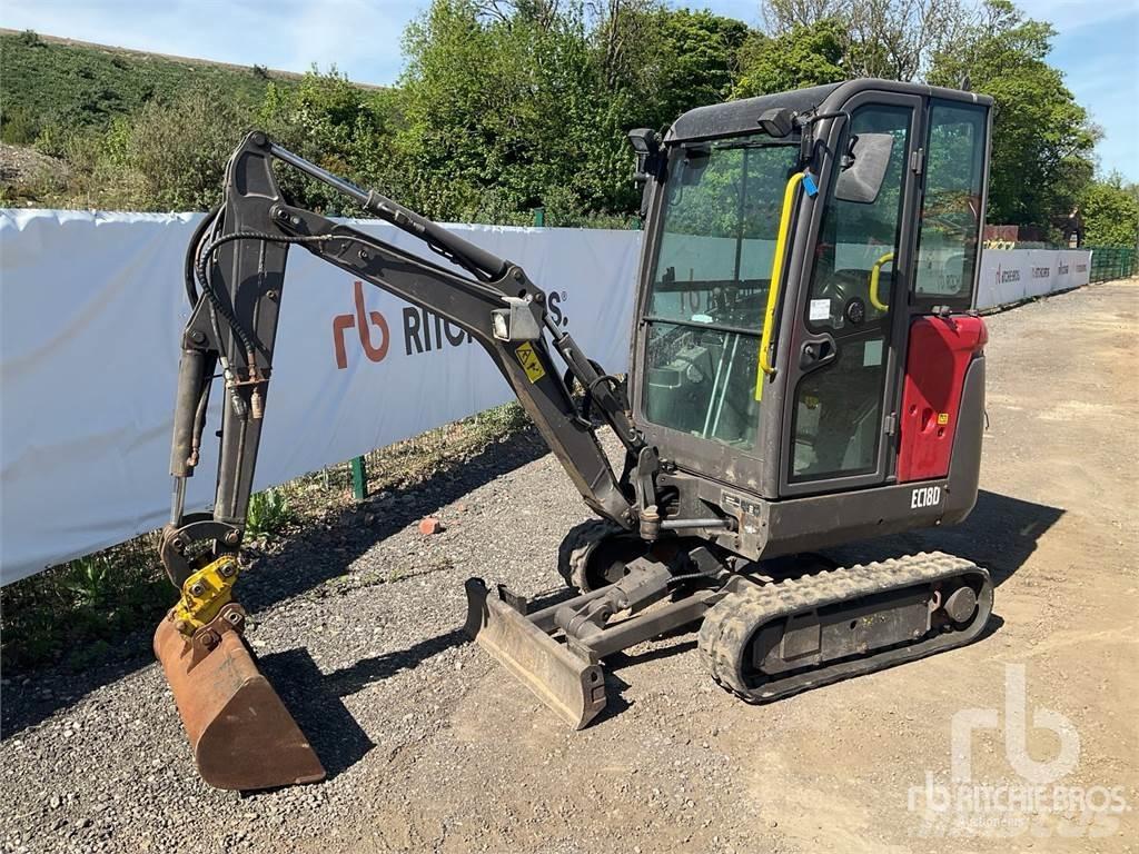 Volvo EC18D 소형 굴삭기 7톤 미만