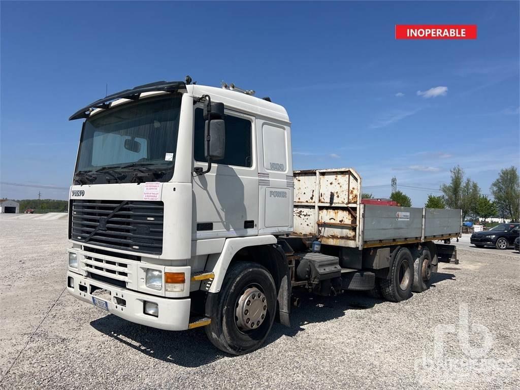 Volvo F12 플랫베드/드롭사이드 트럭