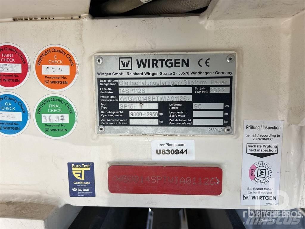 Wirtgen SP15I 콘크리트 피니셔
