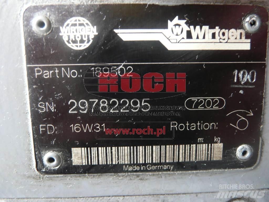 Wirtgen 189502 유압식 기계