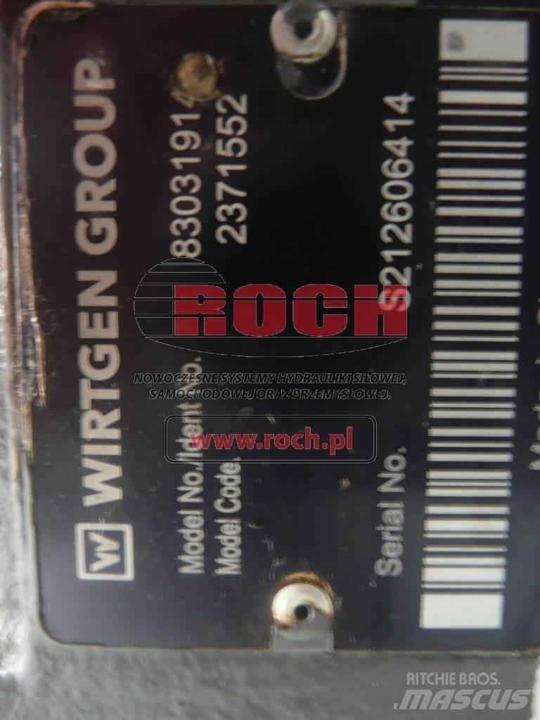 Wirtgen 83031914 2371552 유압식 기계