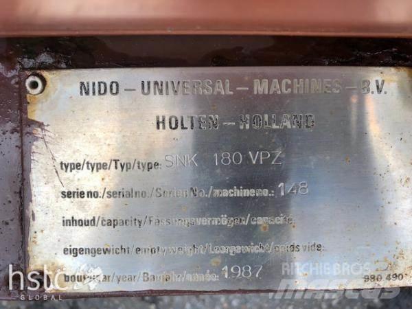 Schmidt Nido SNK 180 제설 블레이드 및 제설기