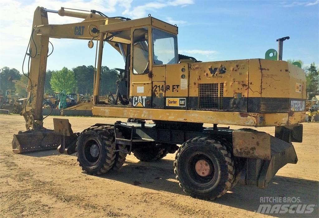 CAT 214B FT  휠 굴삭기