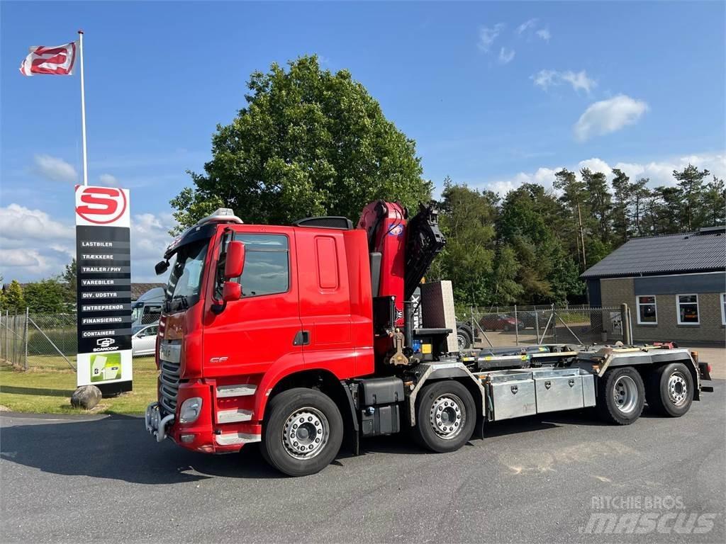 DAF CF 480 FAX 8x2*6 케이블 리프트 탈착식 트럭