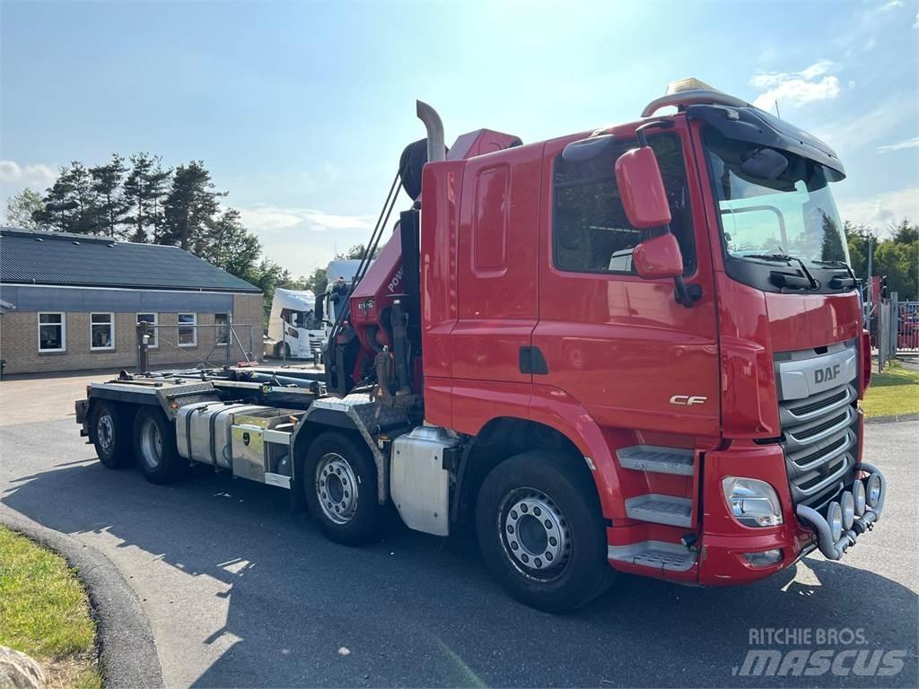 DAF CF 480 FAX 8x2*6 케이블 리프트 탈착식 트럭