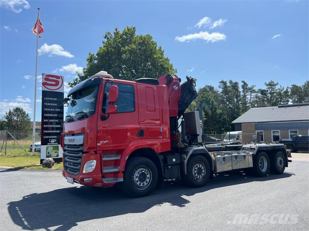 DAF CF 480 FAX 8x2*6 케이블 리프트 탈착식 트럭