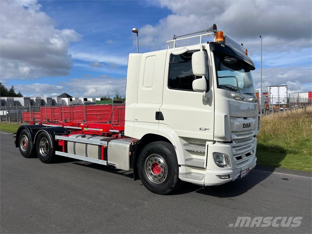 DAF CF 530 6x2*4 FAN 훅 리프트 트럭