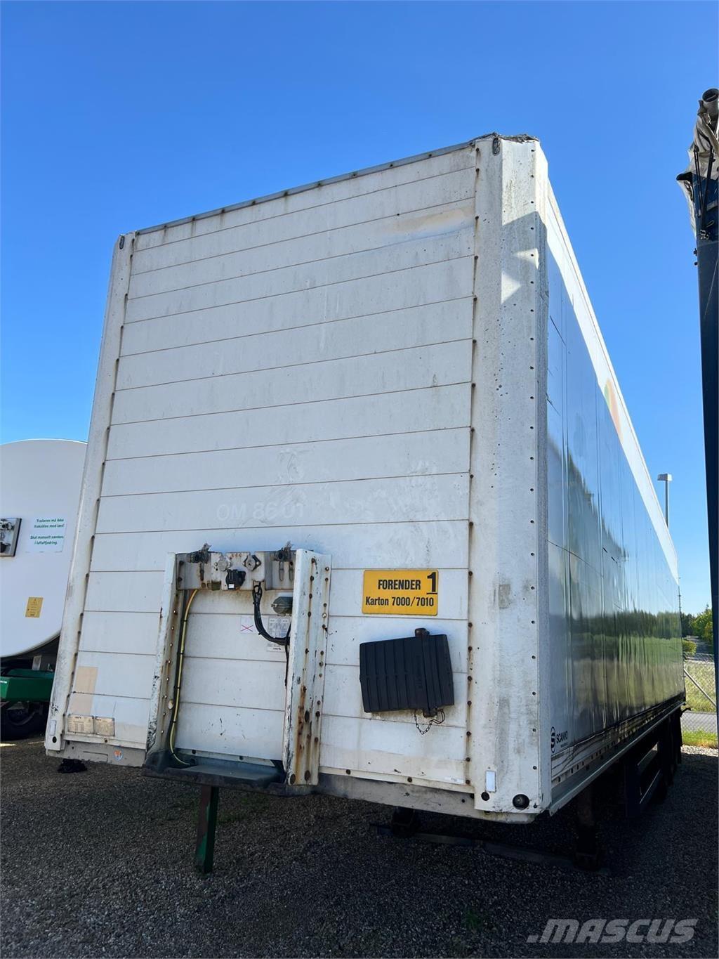 Schmitz 13,6 mtr boks 박스 바디 세미 트레일러