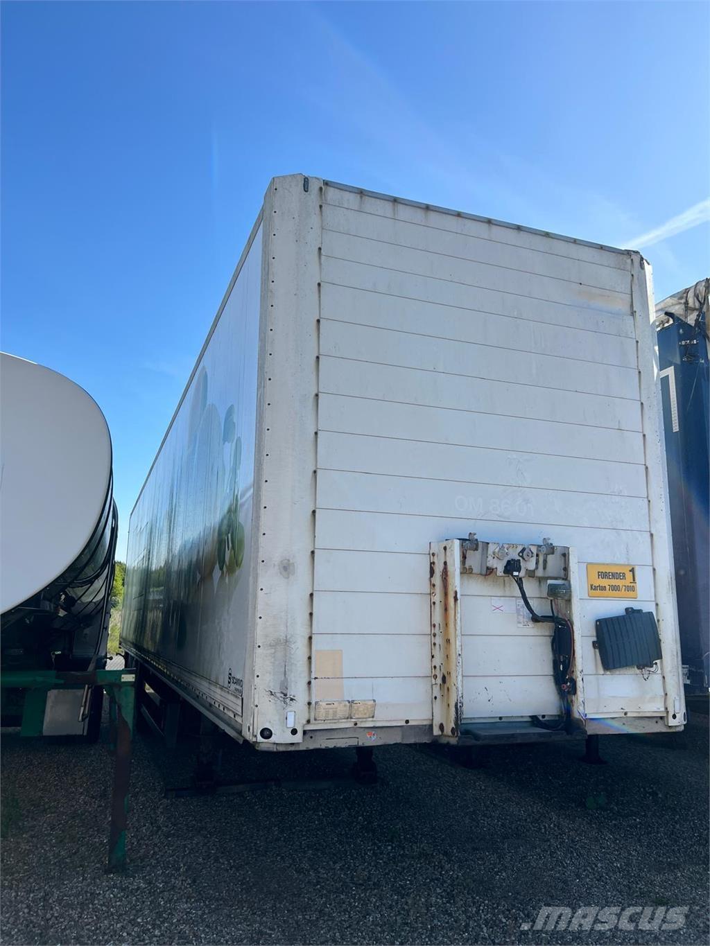 Schmitz 13,6 mtr boks 박스 바디 세미 트레일러