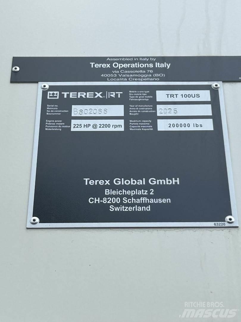 Terex  R/T 크레인