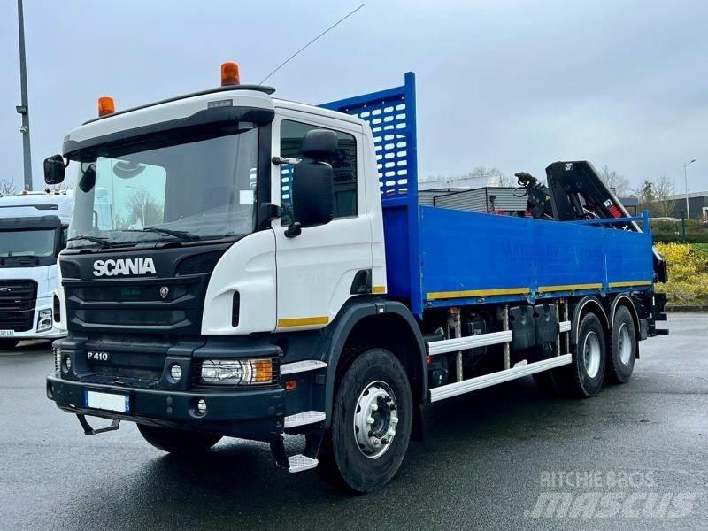 Scania P 410 크레인 트럭