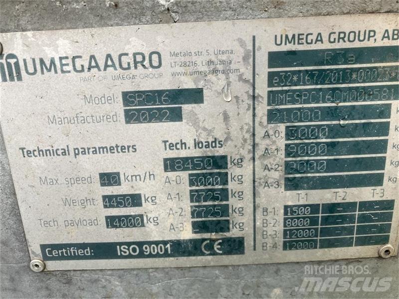 Mi spc 16 티퍼 트레일러