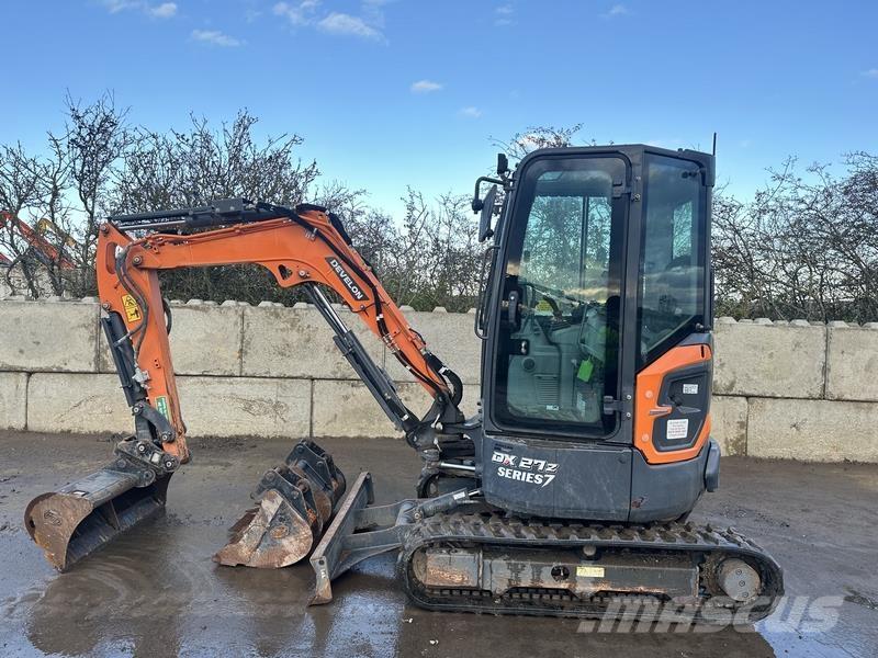 Doosan DX27 대형 굴삭기 29톤 이상
