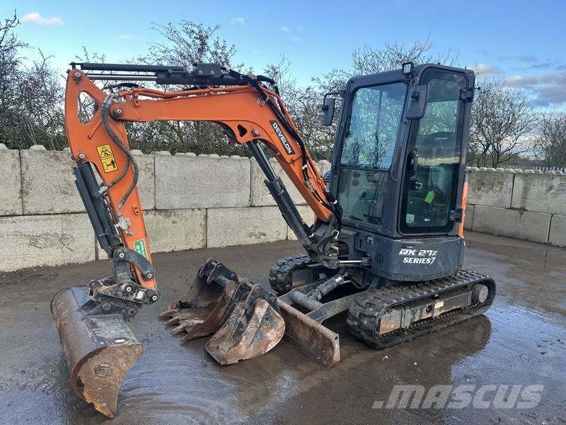Doosan DX27 대형 굴삭기 29톤 이상