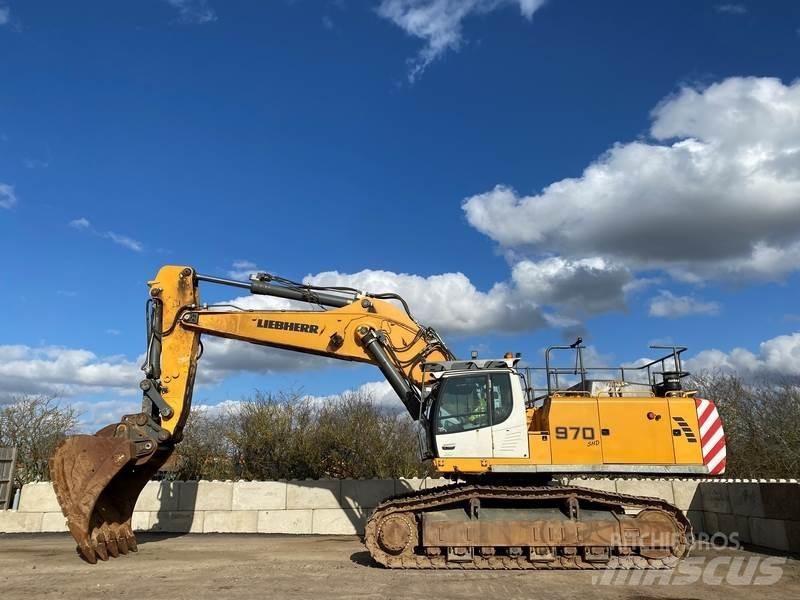 Liebherr R970 SHD 파쇄용 굴삭기