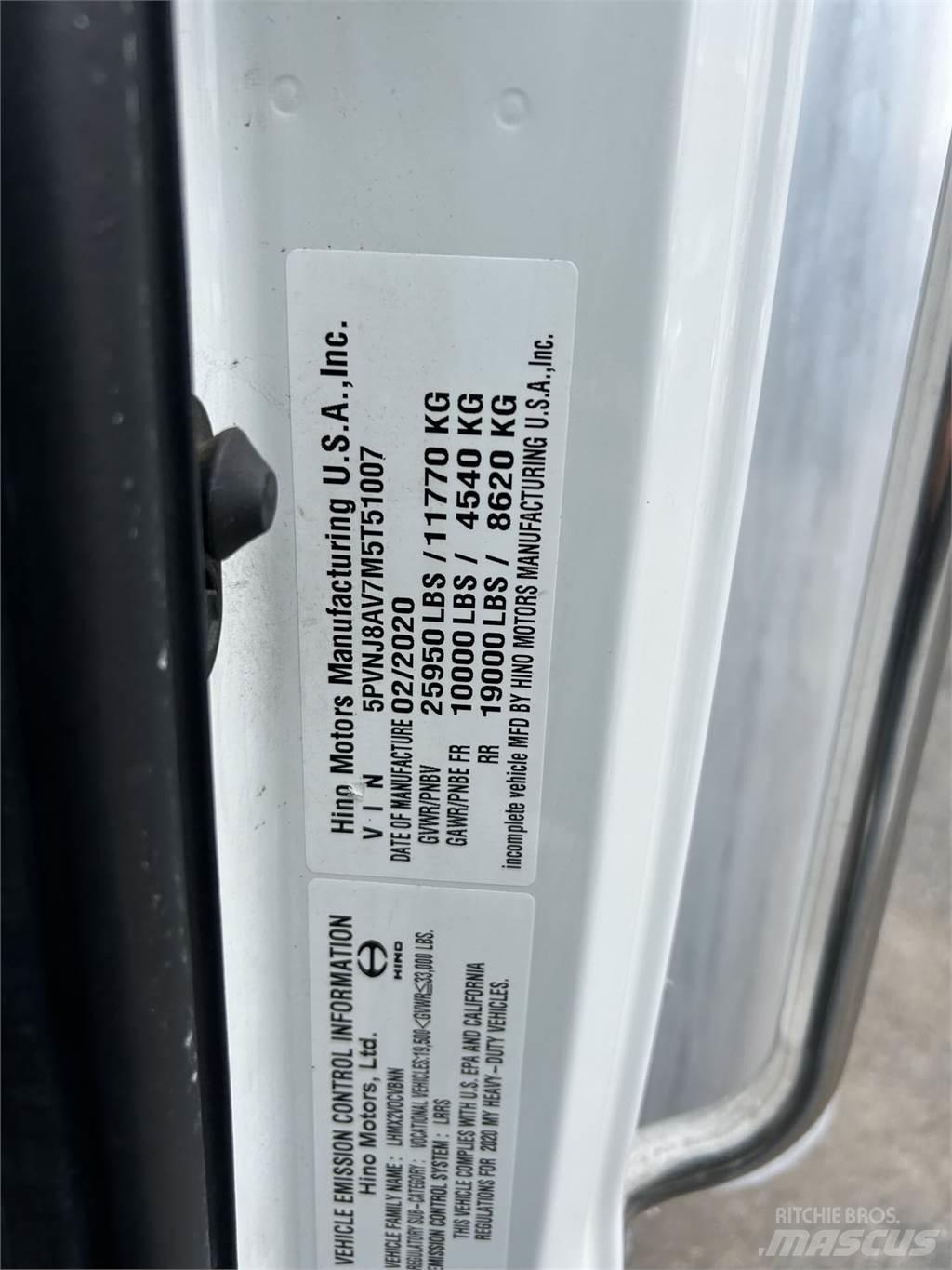 Hino L6 탑차 트럭