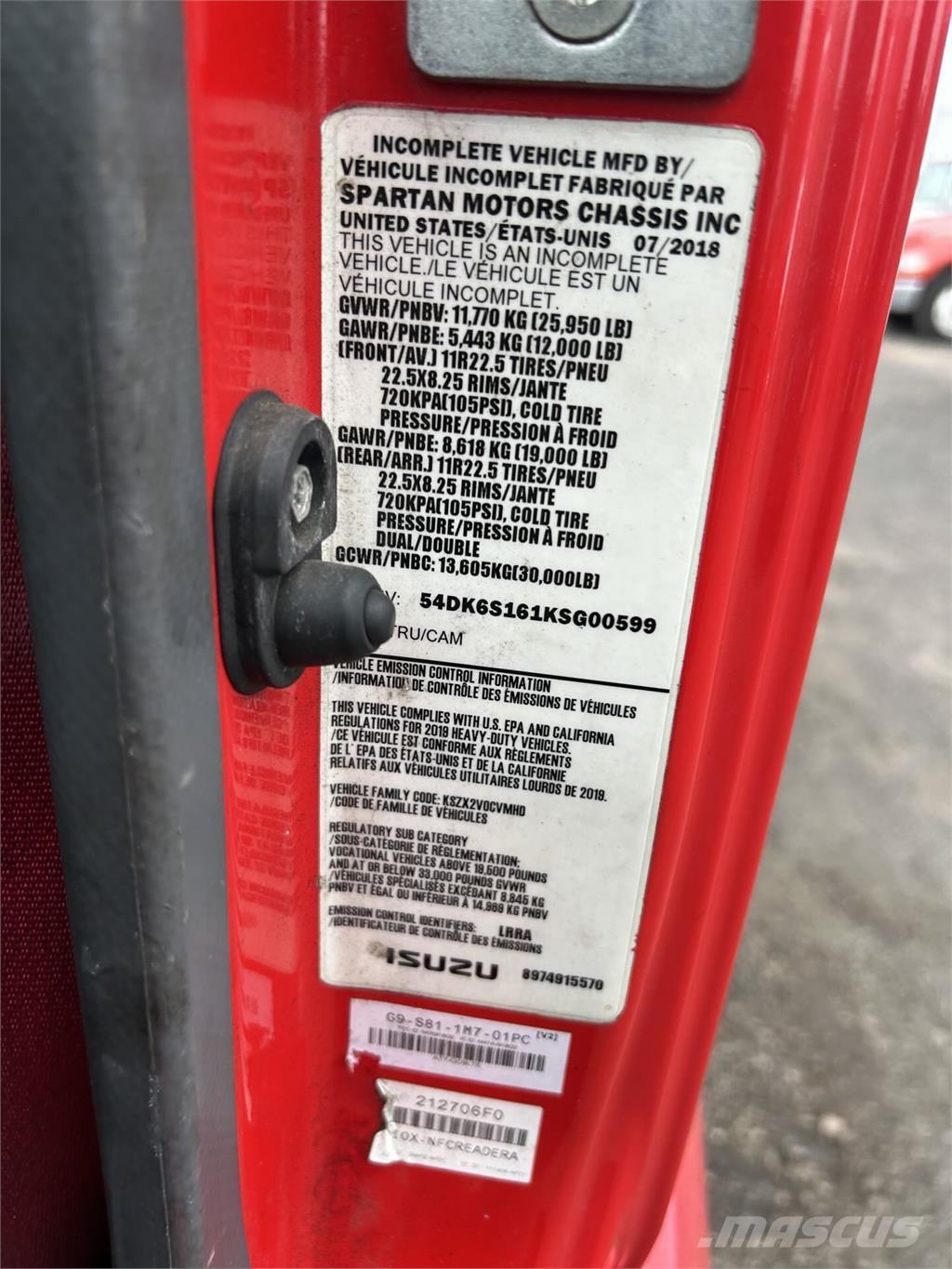 Isuzu FTR 기타 트럭