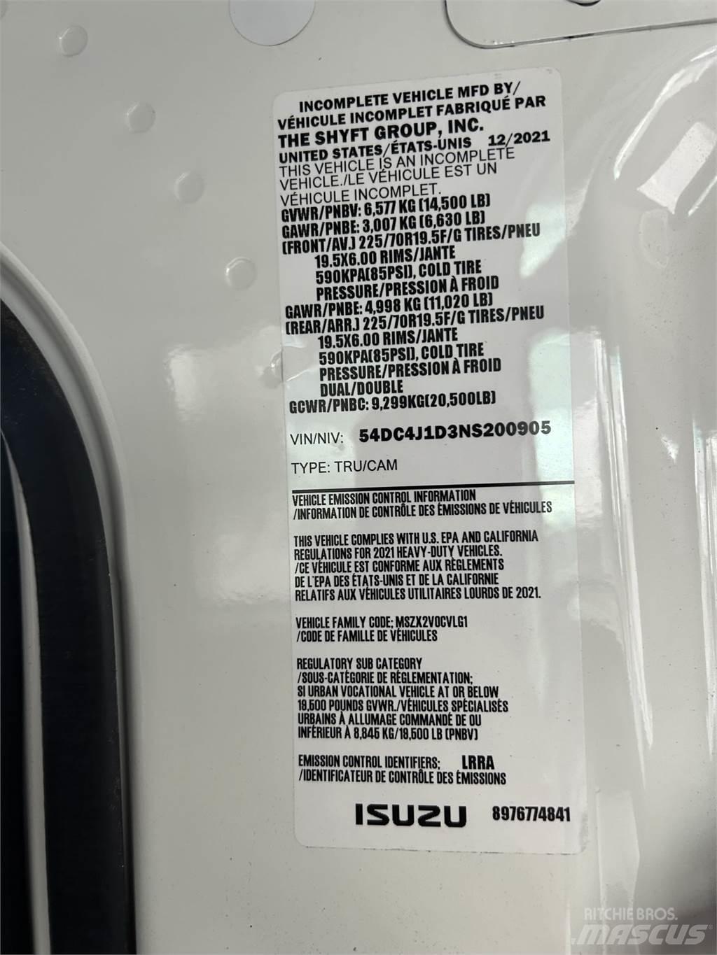 Isuzu NPR HD DC 기타 트럭