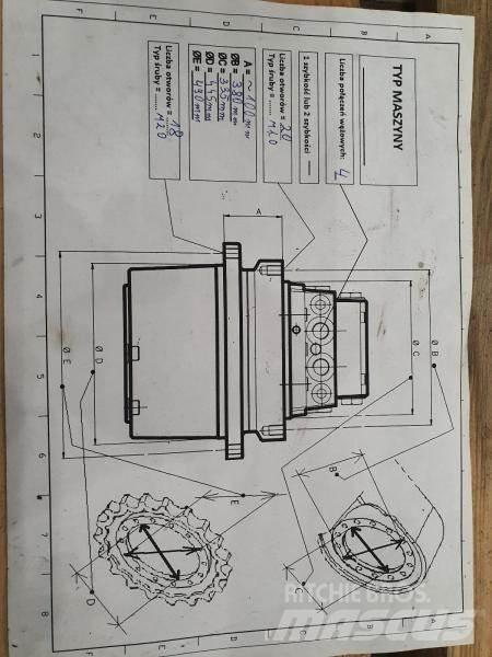 CAT 325 차축