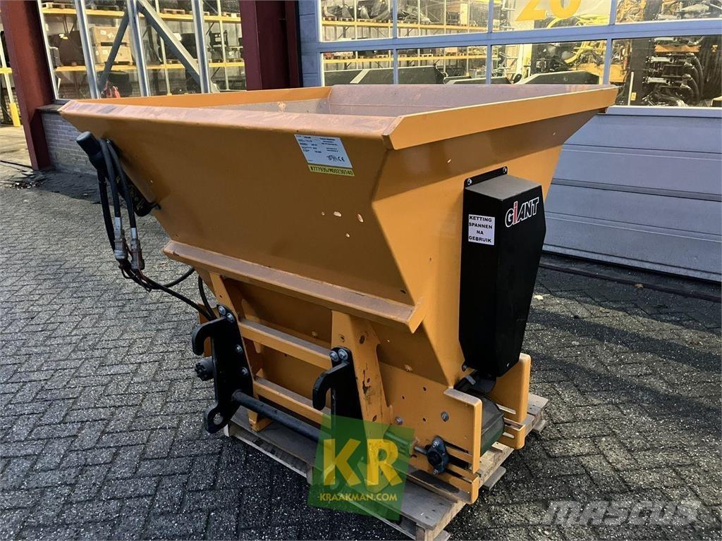 GiANT Verdeelbak 프론트 로더 및 굴착기