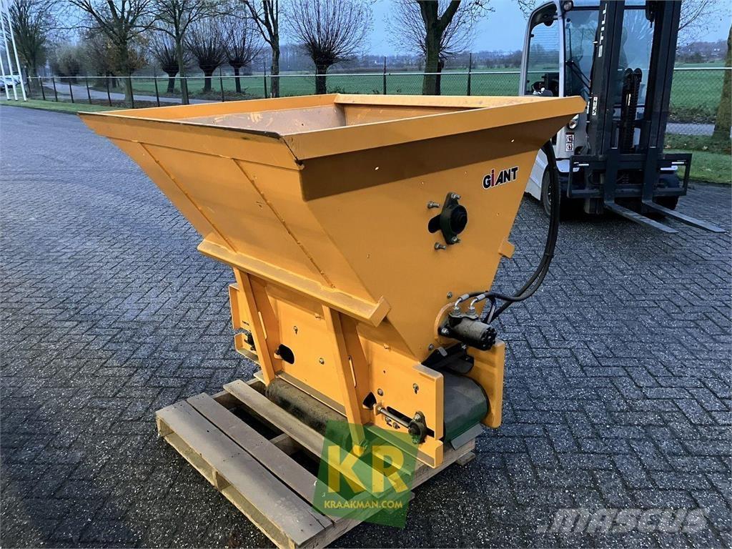 GiANT Verdeelbak 프론트 로더 및 굴착기