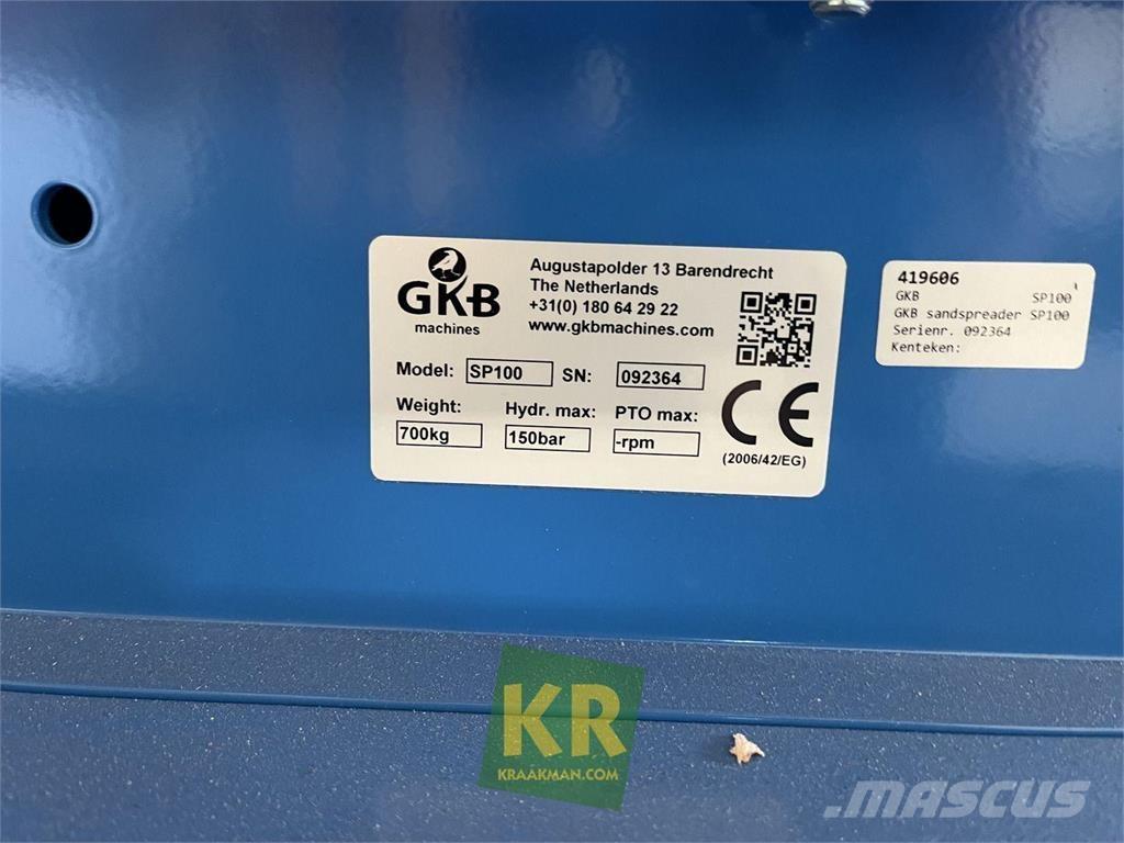  GKB Sandspreader 모래(염화칼슘) 살포기