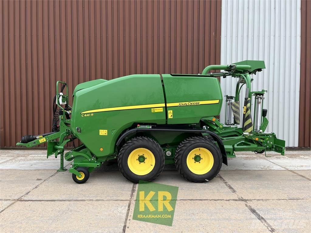 John Deere C441R 원형 곤포기