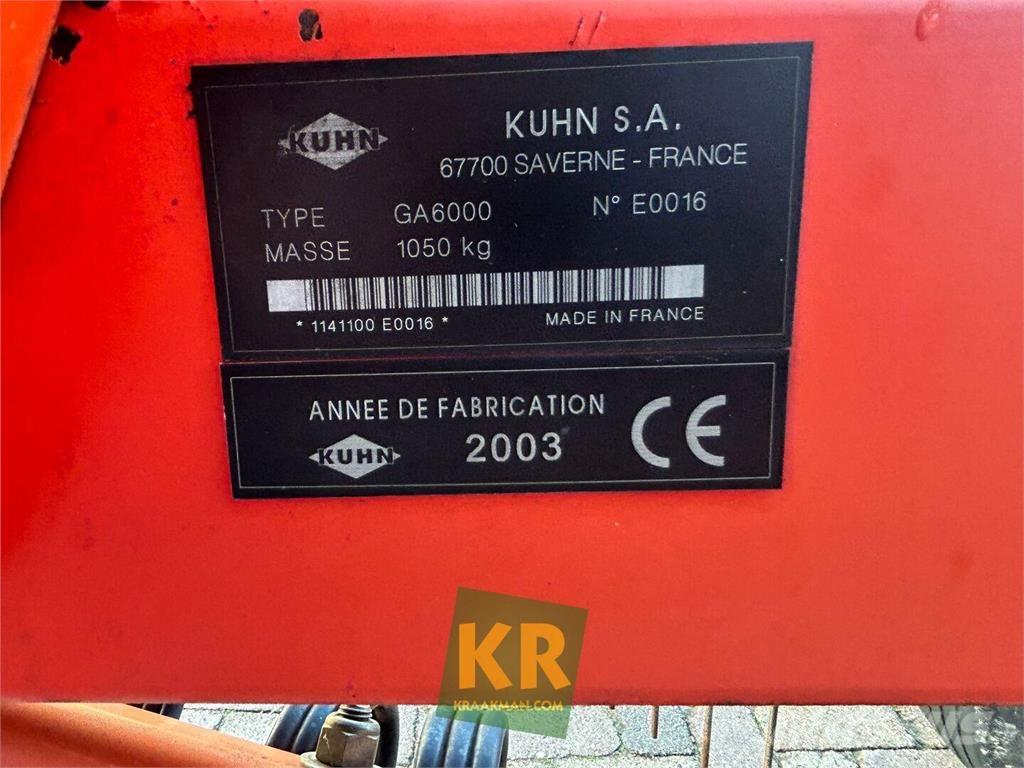 Kuhn GA 6000 갈퀴 및 테더
