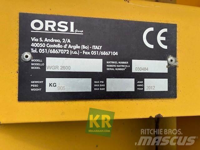 Orsi WGN 2600 목장 제초기 및 토퍼