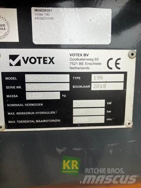 Votex 190 목장 제초기 및 토퍼