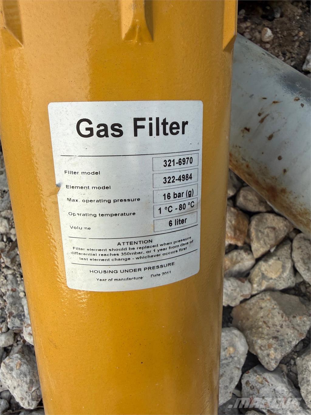 CAT Gas Filter 엔진