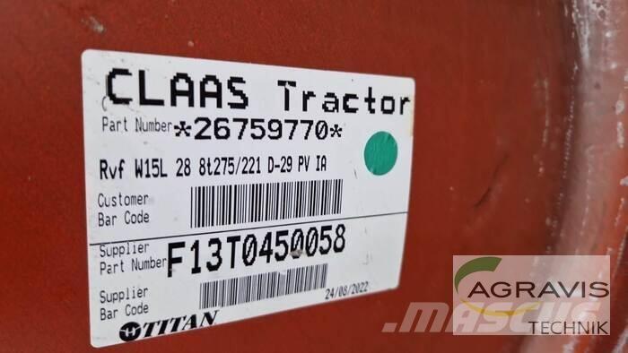  15X28 타이어, 휠 및 림