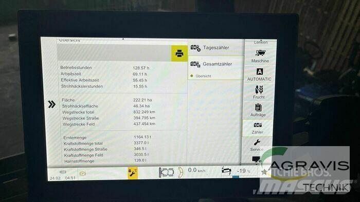 CLAAS LEXION 6700 콤바인 수확기