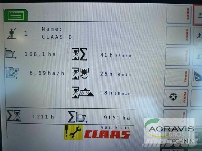 CLAAS LINER 4000 갈퀴 및 테더